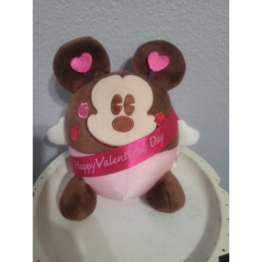 Disneyland Mickey Mouse Valentine's Cupid Squish Plush